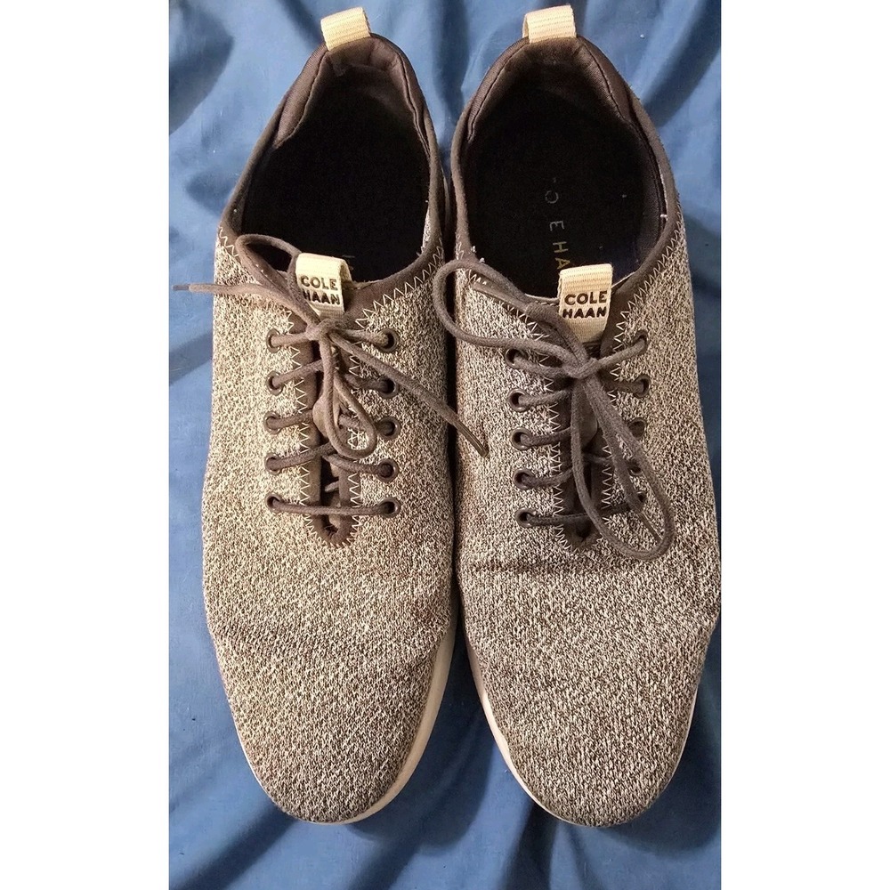 Men Cole Haan GrandOs Knit Oxford‎ Cloud Gray Size 11.5M